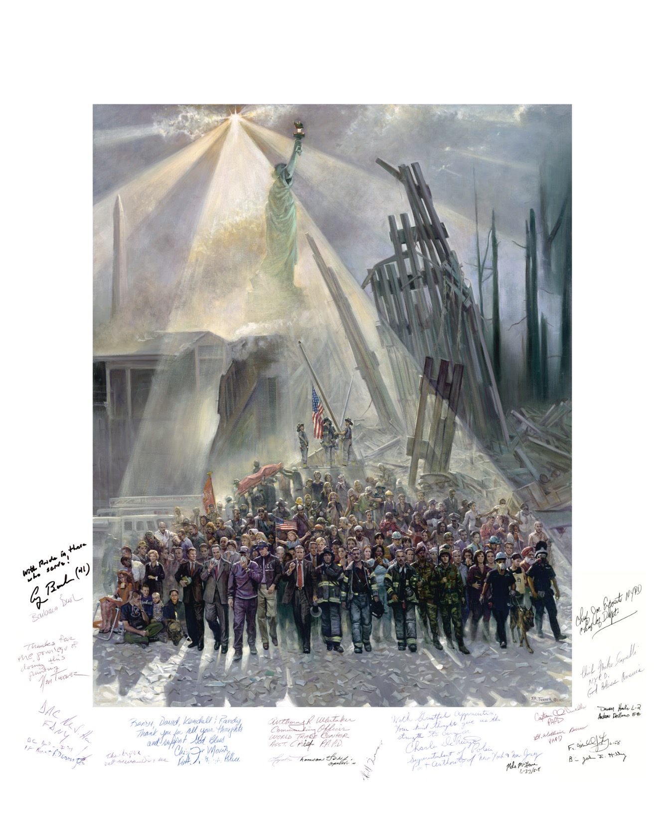 The signed edition, now part of the George H.W. Bush Presidential Library collection