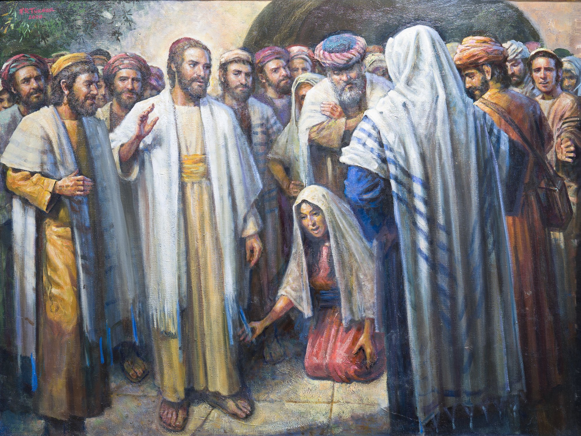 For She Touched the Hem of His Garment